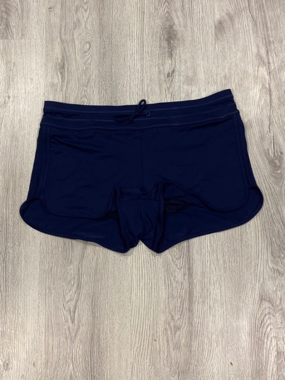 Athleta Navy Blue Swim Board Shorts Cover Up Medium.